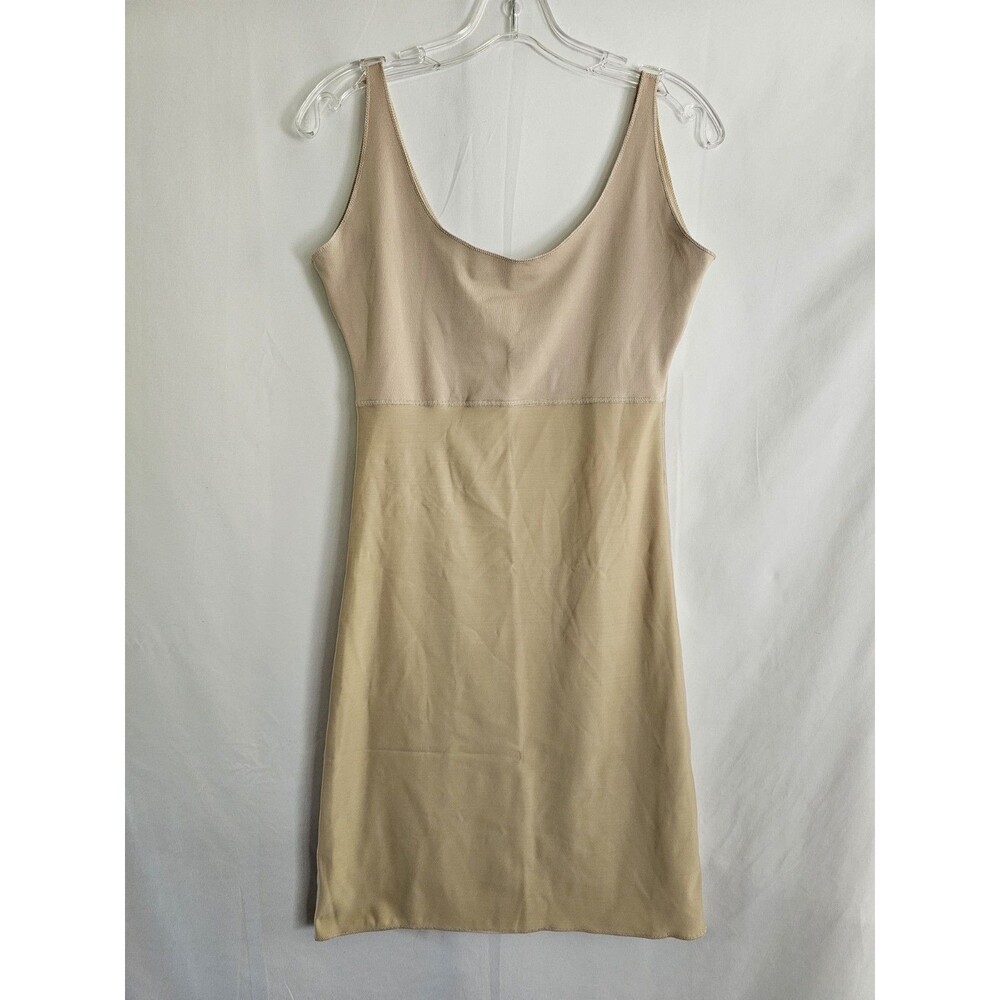 Spanx Nude Shapewear Slip Dress Smoothing Bodycon Layering Size Large